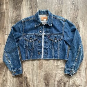 Levi Vintage Denim Crop Jacket